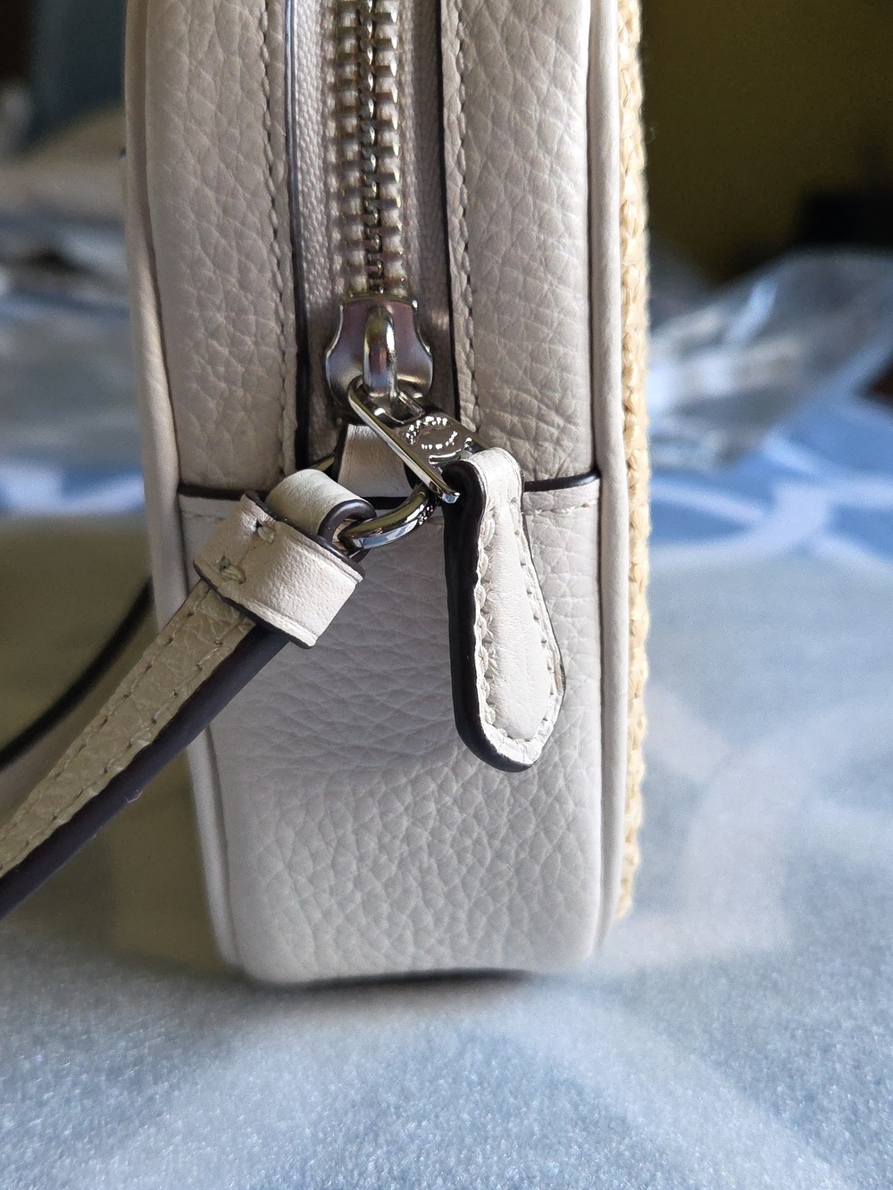 NWT Coach Mini Straw Camera Crossbody - Picture 7 of 12